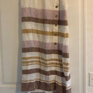 NWT Rachel Zoe 100% Linen Skirt